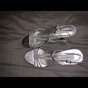 Silver touch up heels